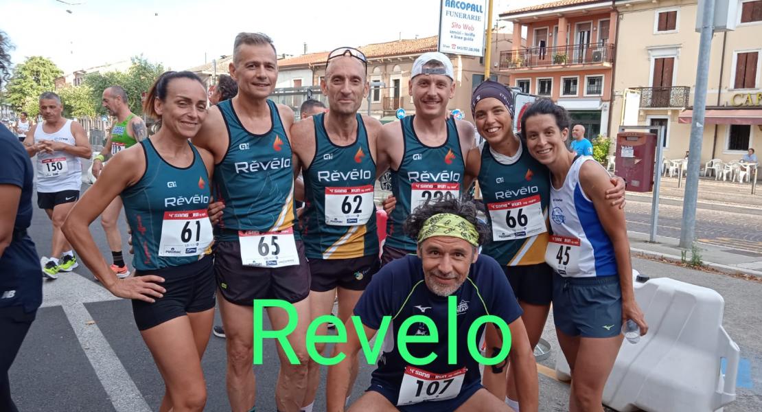 il gruppo alla Sangio Run