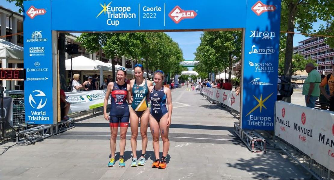 Lilli Gelimini vince il Triathlon Sprint Rank Gold Città di Caorle